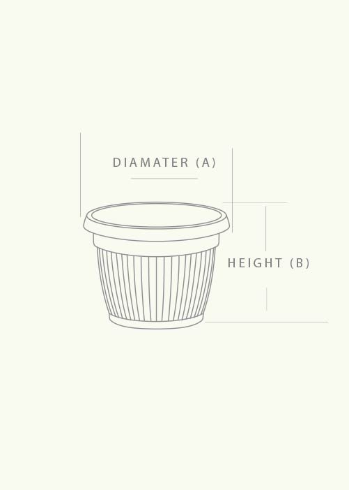 bello round eco planters