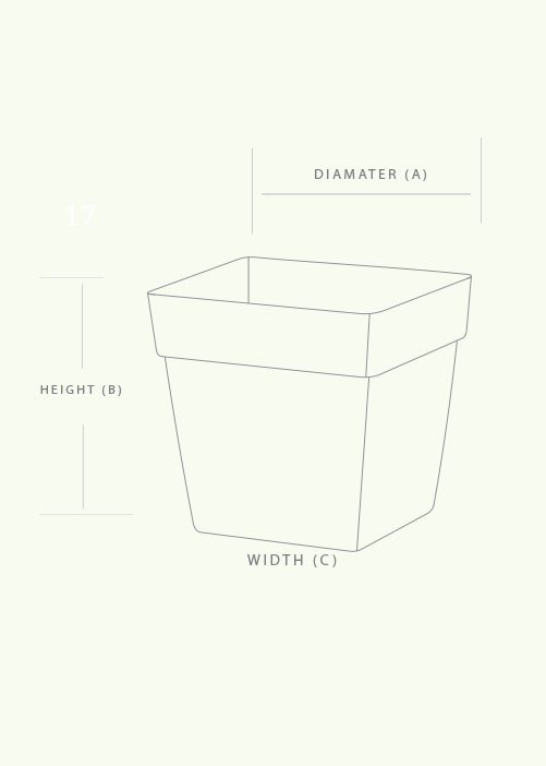 barca square planters