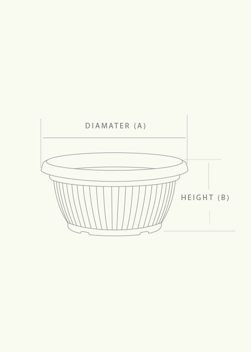 bello round planters