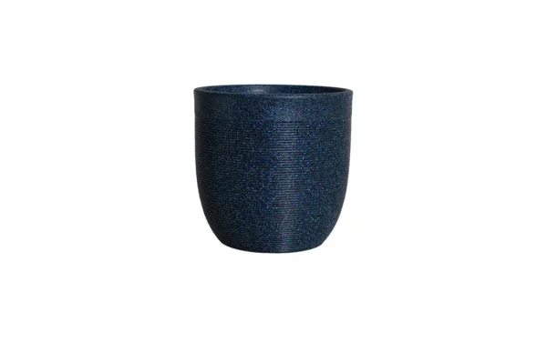 milano short illuminated round planters