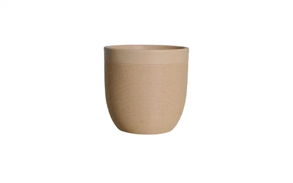 milano short illuminated round planters