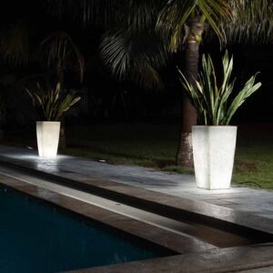 paris illuminated planters
