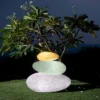 pebbles illuminated pot