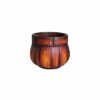 wooden barrel planters
