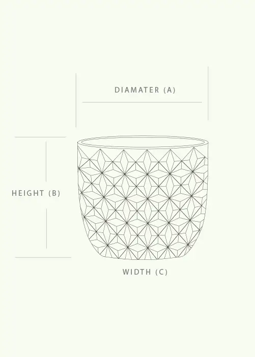 verona diamond planters